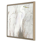 Wilson Heron in the Reeds Canvas Art