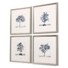 Inspire Studio Slate Trees Framed Art Set of 4