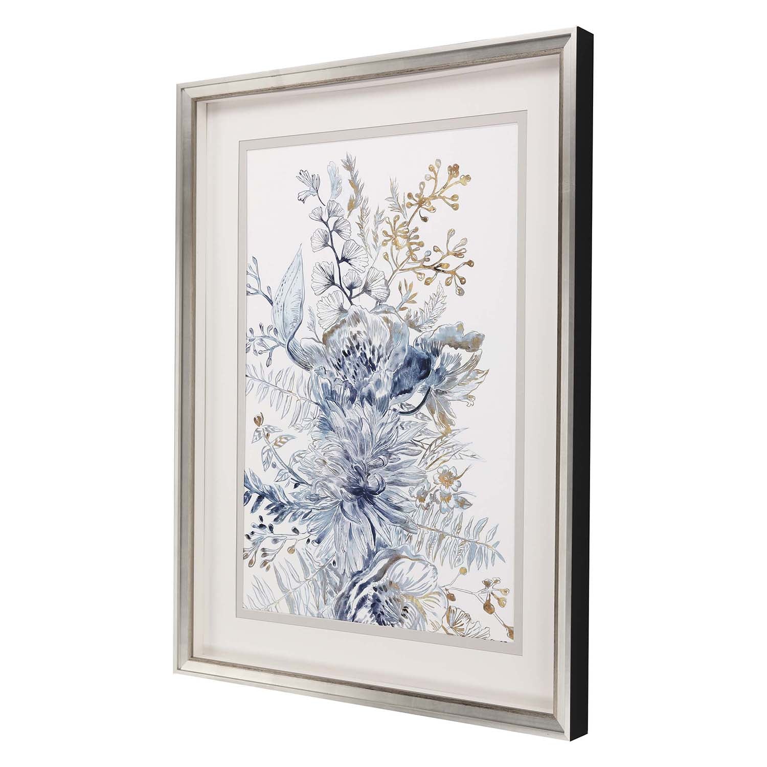 Woods Royal Blue I Framed Art