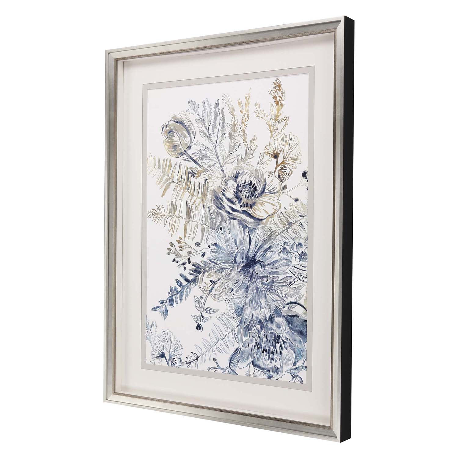 Woods Royal Blue II Framed Art