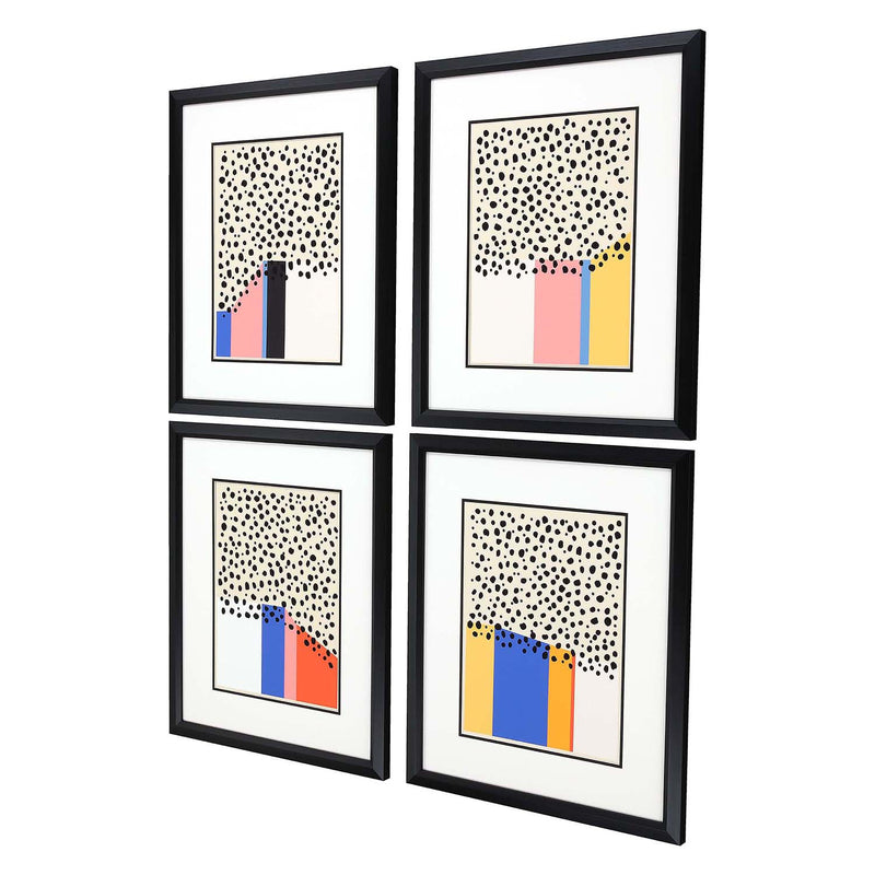 Wang Color Studies Framed Art Set of 4