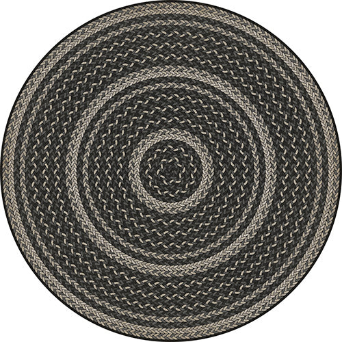 Pattern 85 - Such A Cozy Room Braided Round Vinyl Floorcloth