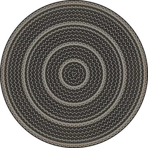 Pattern 85 - Such A Cozy Room Braided Round Vinyl Floorcloth
