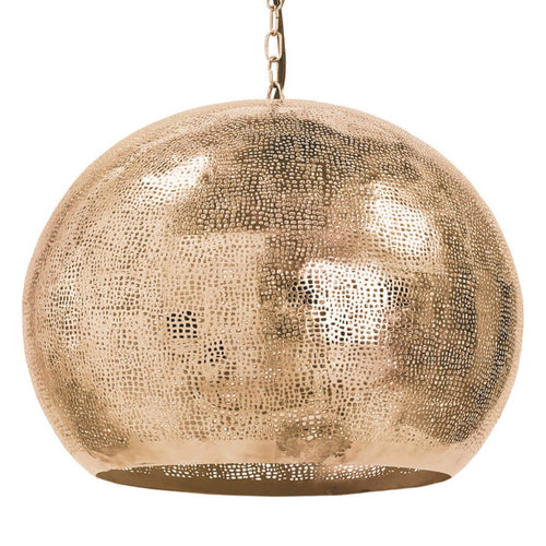 Regina Andrew Pierced Metal Sphere Pendant