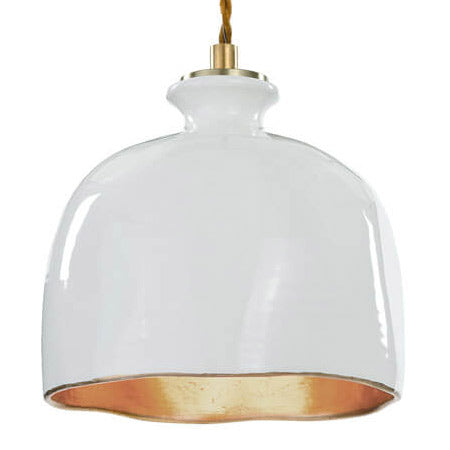 Regina Andrew Bianca Gloss White & Gold Pendant