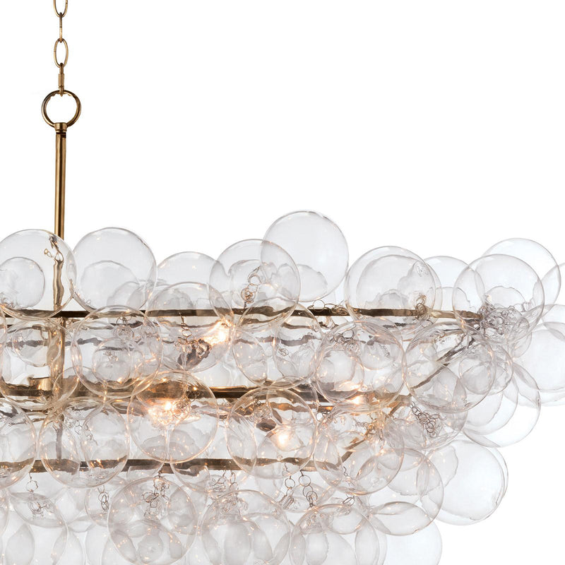 Regina Andrew Bubbles Linear Chandelier Paynes Gray