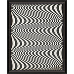 Geometric Sepentine Framed Print