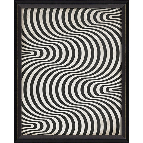 Geometric Sinuous Framed Print