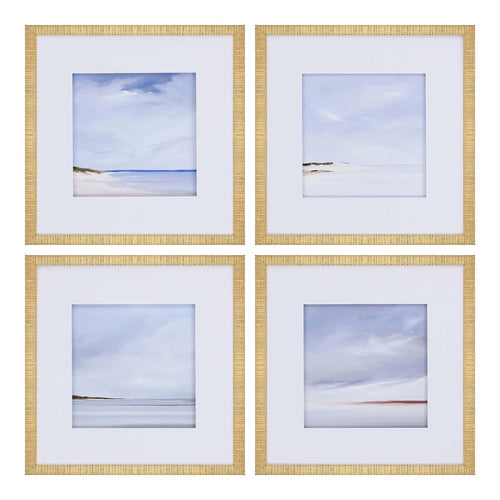 Fleury Shores Framed Art Set of 4