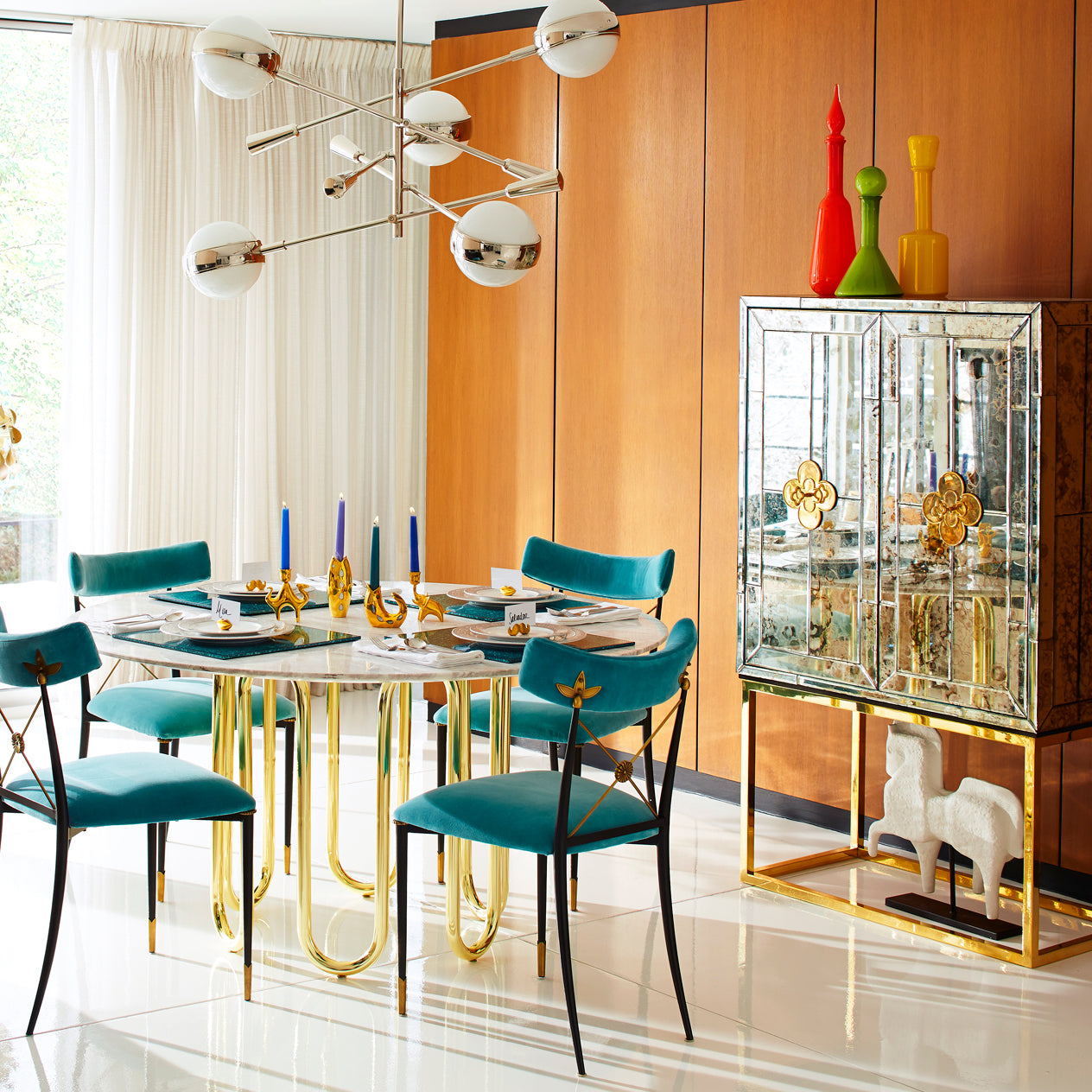 Jonathan Adler Delphine Bar Cabinet - Thumbnail 5