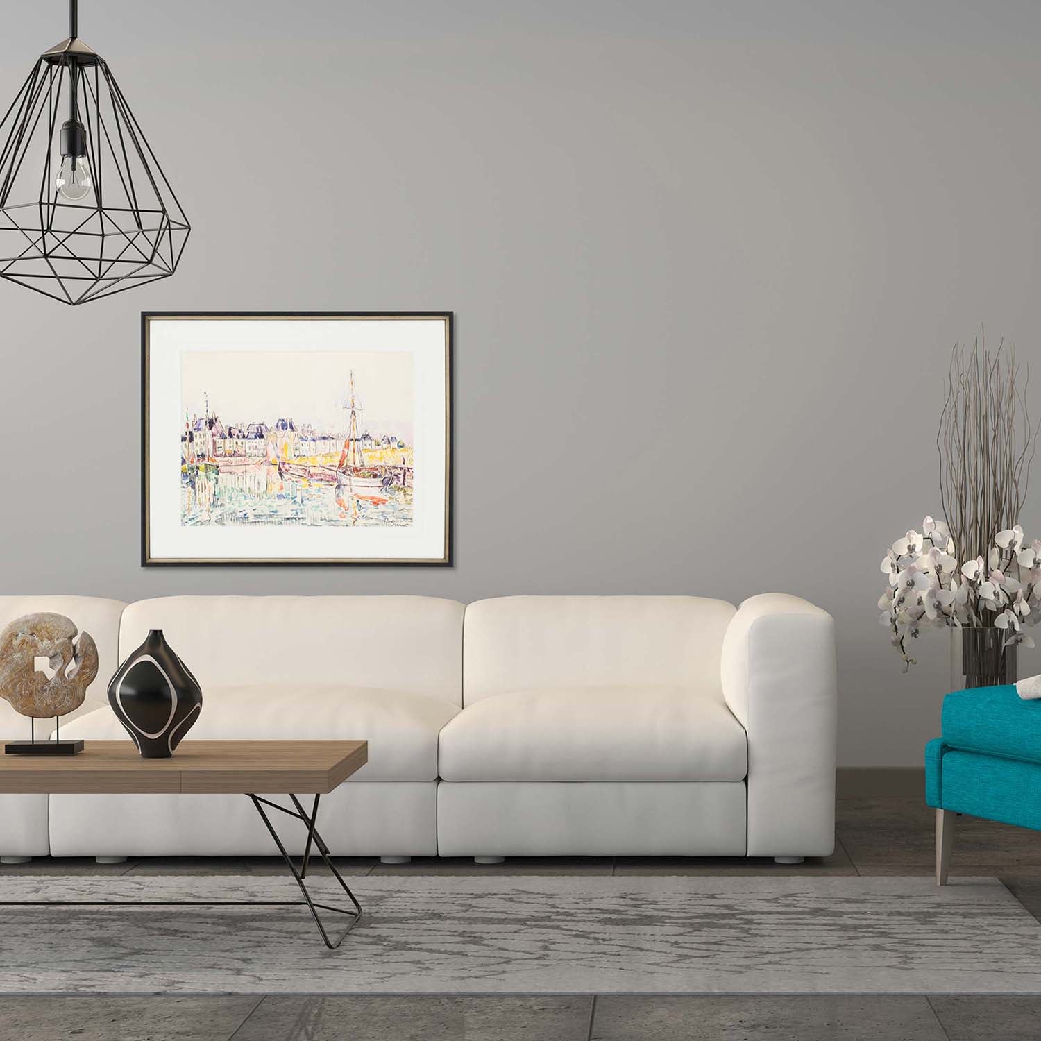 Signac Le Croisic II Framed Art