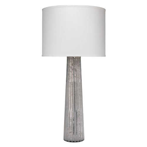 Jamie Young Striped Silver Pillar Table Lamp