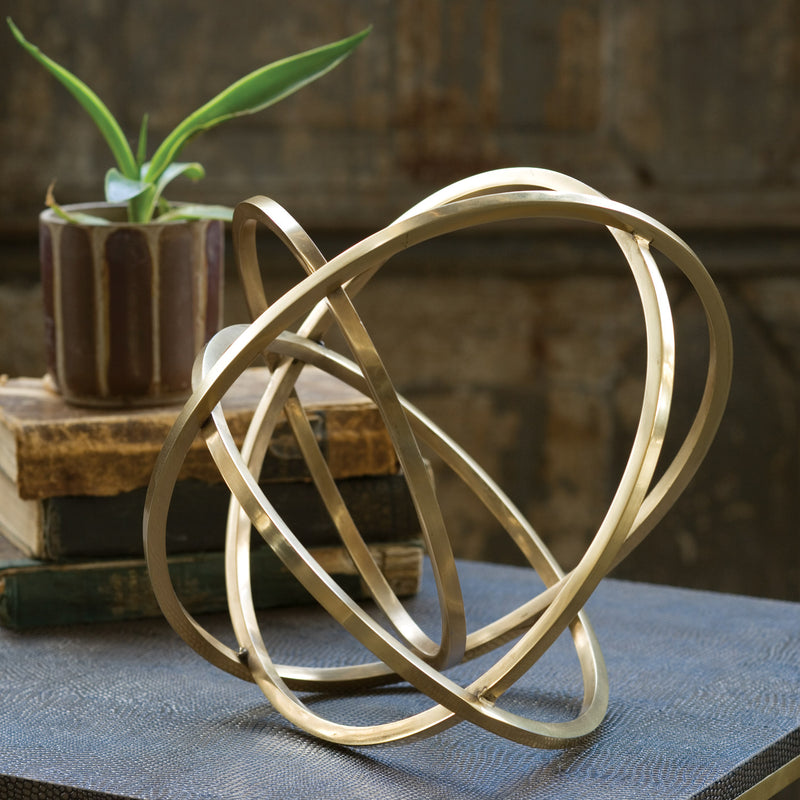 Regina Andrew Ellipse Brass Decorative Object