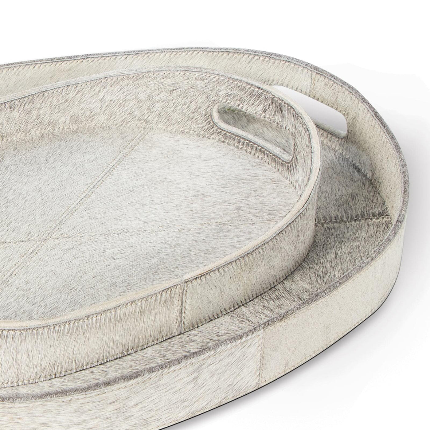 Regina Andrew Andres Hair on Hide Tray Set of 2