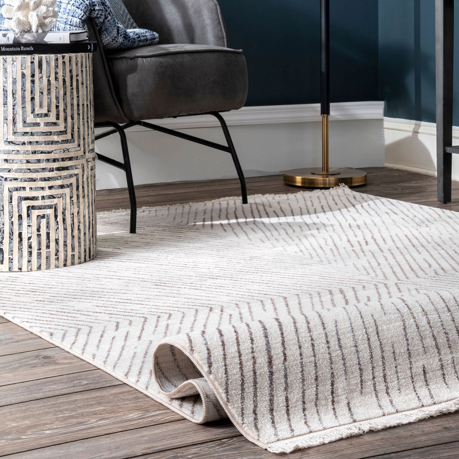 Grouse Machine Made Rug