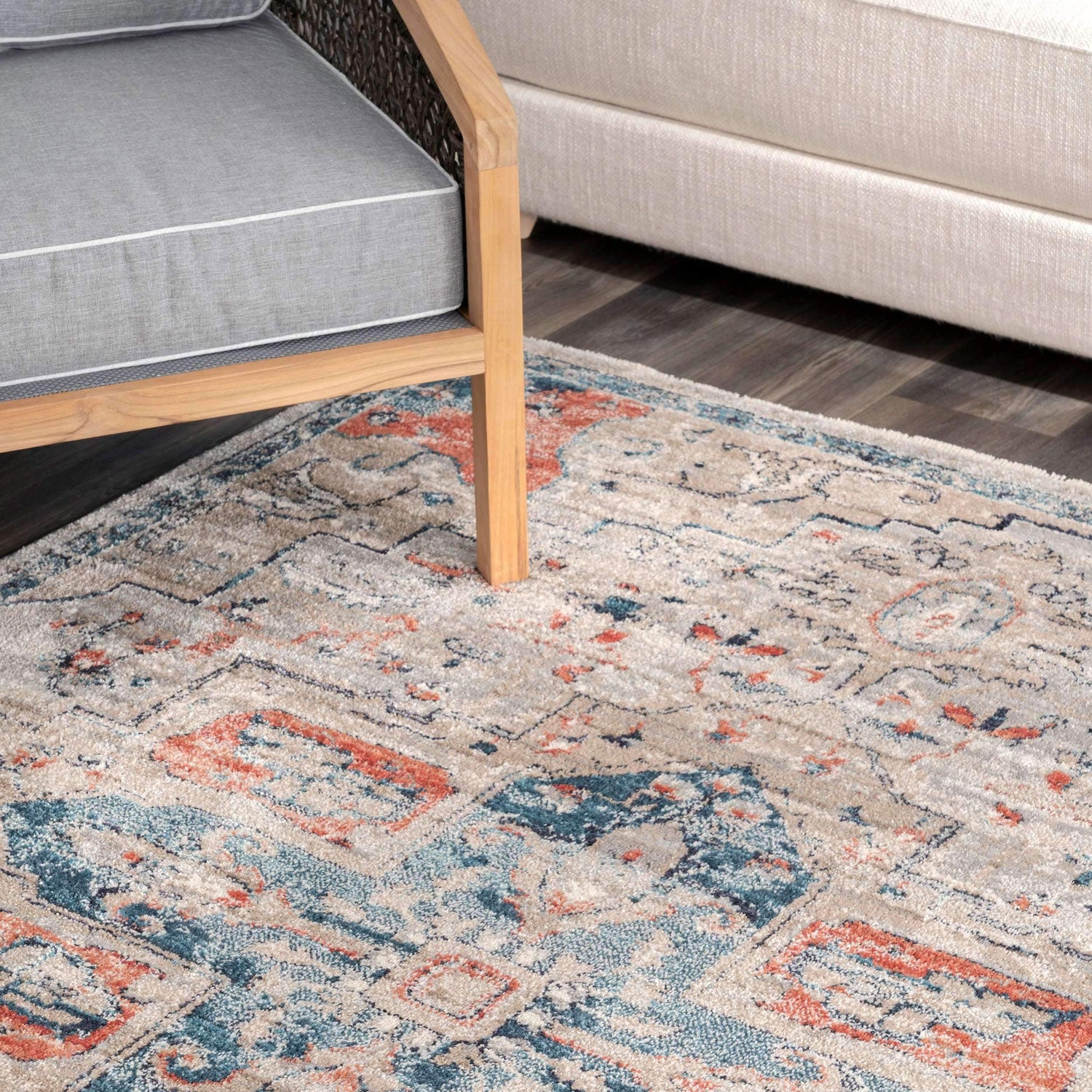 Jasper Medallion Machine Made Rug