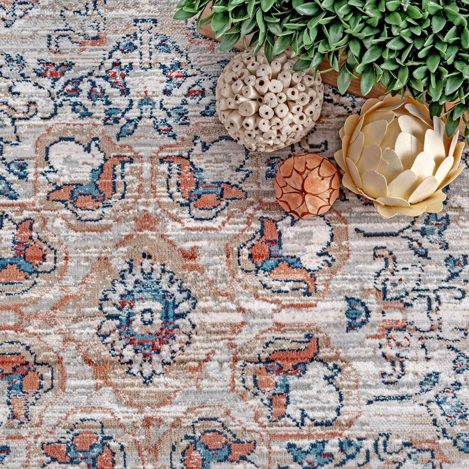 La Salle Medallion Machine Made Rug