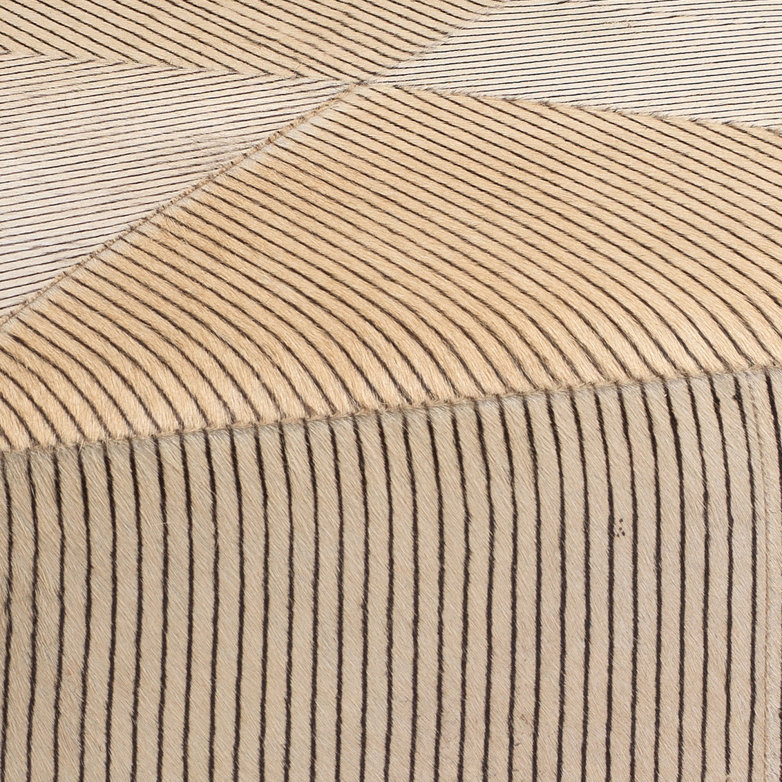 Jamie Young Pinstriped Ottoman