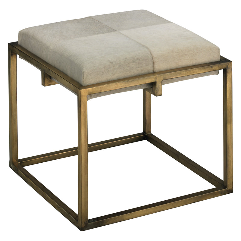 Jamie Young Shelby Antique Brass Stool