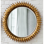 Regina Andrew Sun Flower Antique Gold Wall Mirror
