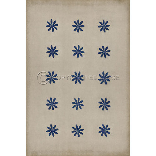 Pattern 48 - Cloche Vinyl Floorcloth