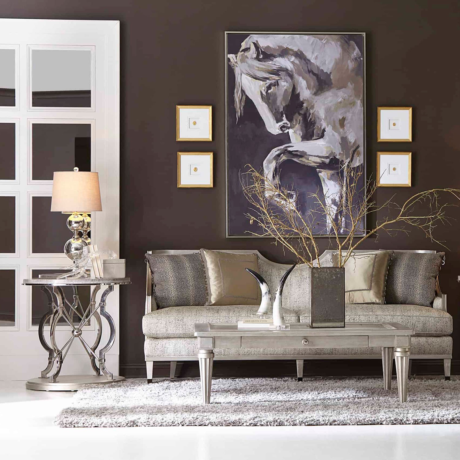 A.R.T. Furniture Morrissey Yeats Round Lamp Table - Final Sale