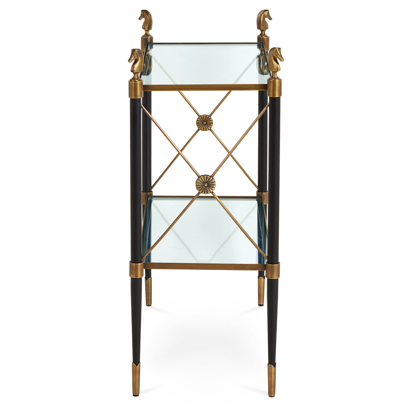 Jed's Rider Table Jonathan Adler Rider Two Tier Side Table – Paynes Gray