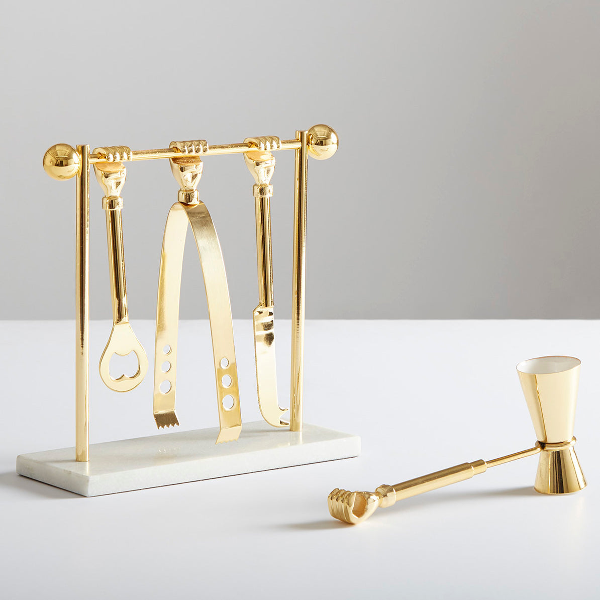 Jonathan Adler Barbell Barware Set