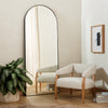 Four Hands Georgina Floor Mirror – Paynes Gray