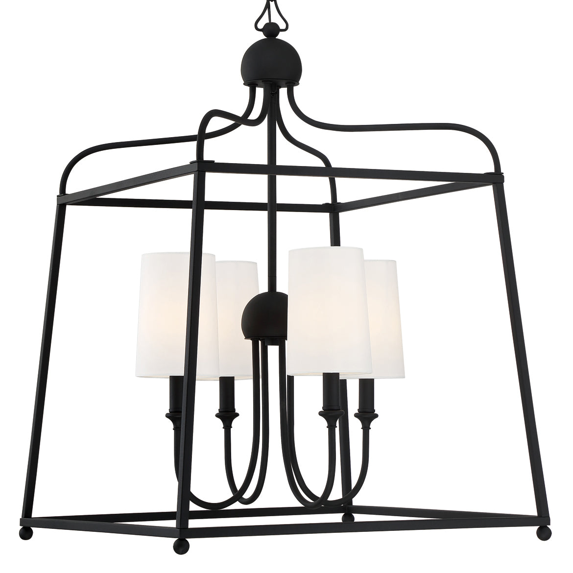 Libby Langdon For Crystorama Sylvan Shade 2244 4-Light Chandelier