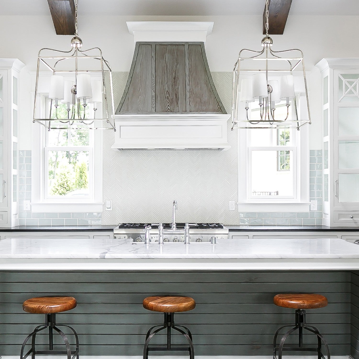 Libby Langdon For Crystorama Sylvan Shade 2244 4-Light Chandelier