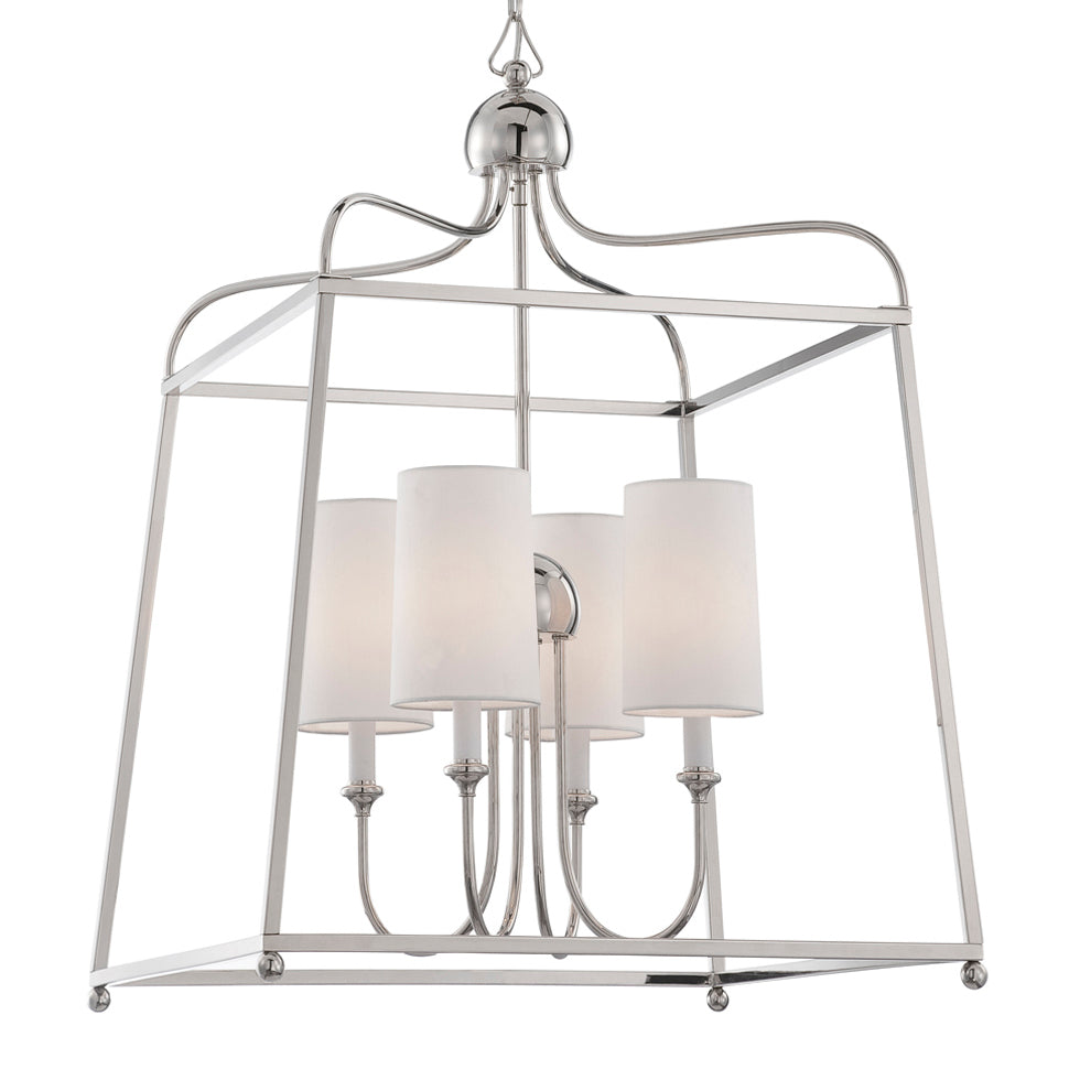 Libby Langdon For Crystorama Sylvan Shade 2244 4-Light Chandelier