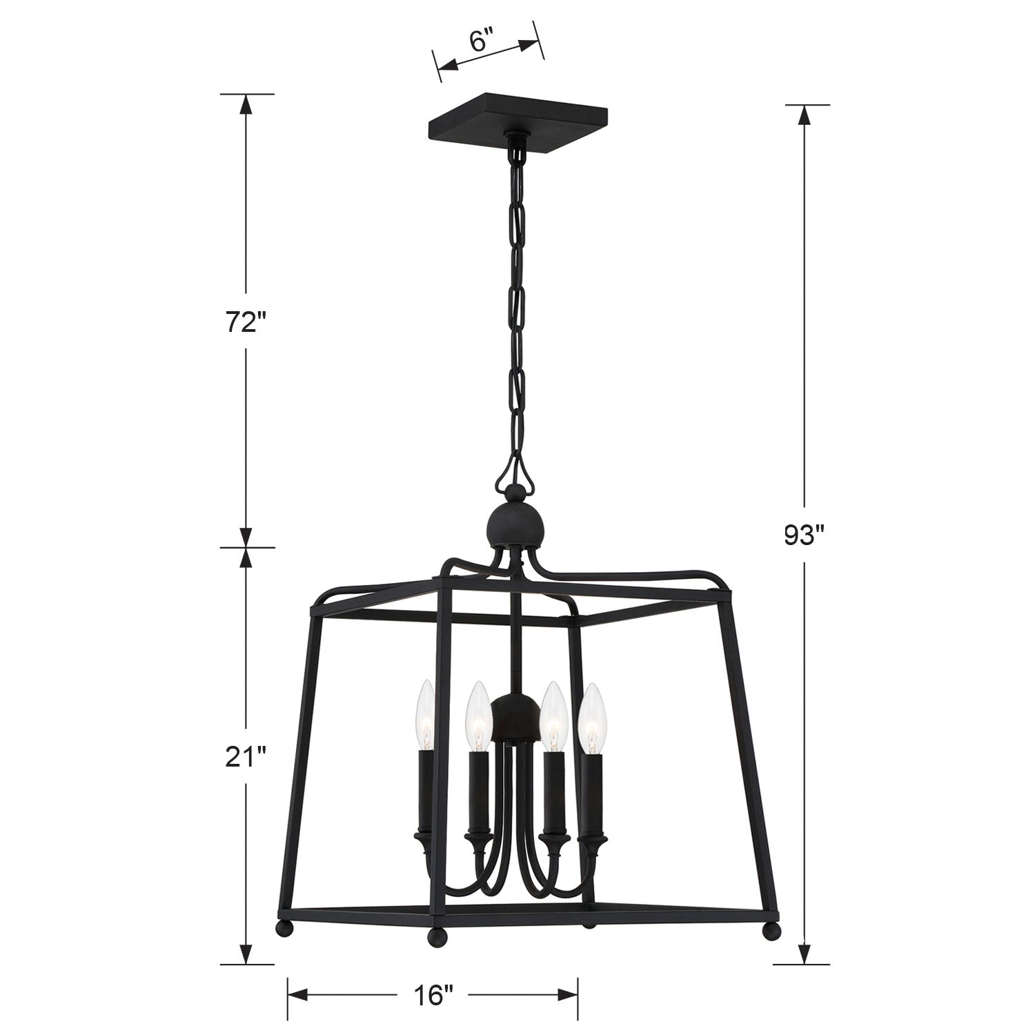 Libby Langdon For Crystorama Sylvan 2245 4-Light Chandelier