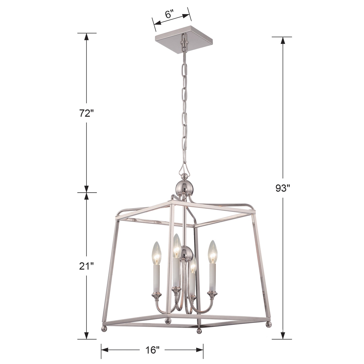 Libby Langdon For Crystorama Sylvan 2245 4-Light Chandelier