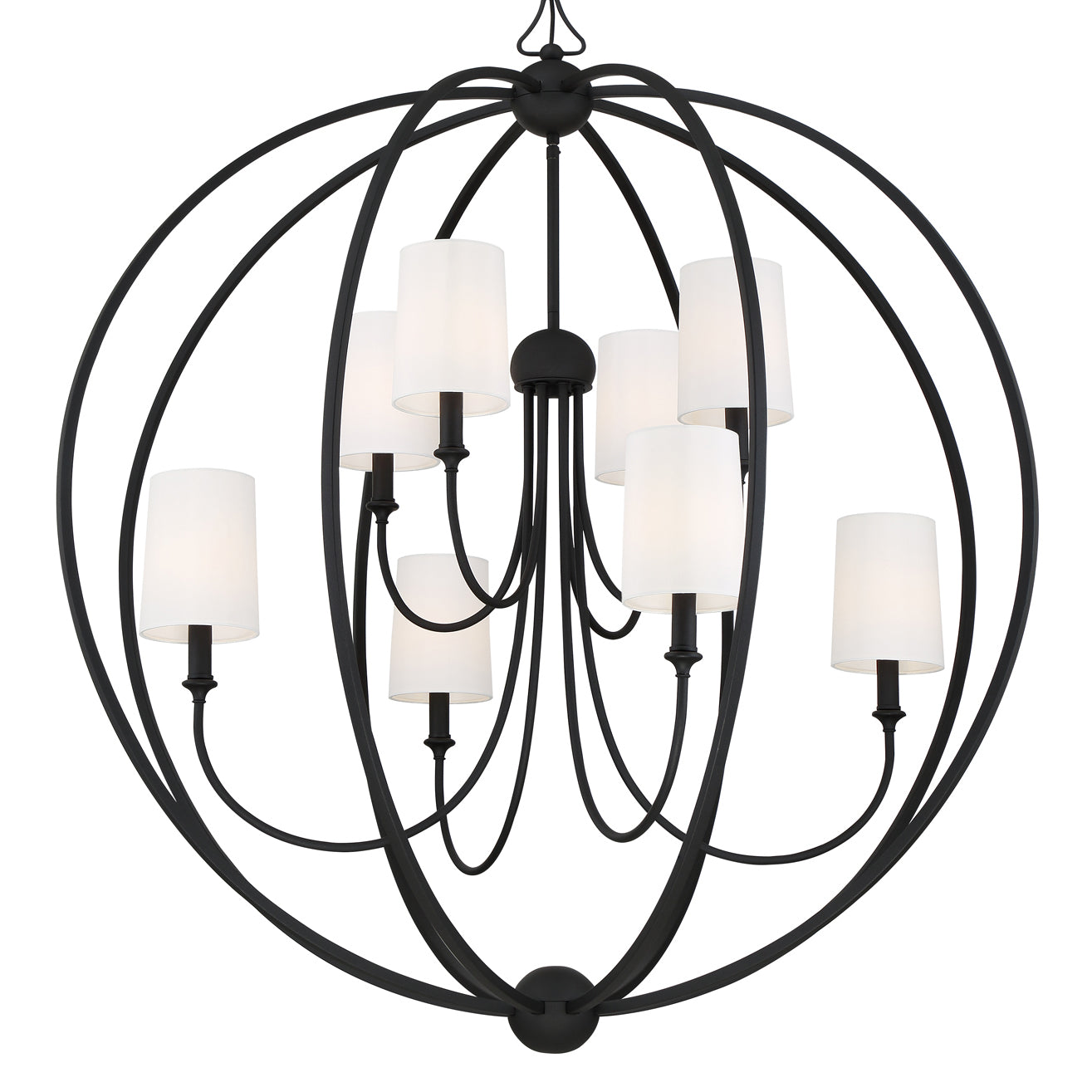 Libby Langdon For Crystorama Sylvan Shade 2246 8-Light Chandelier