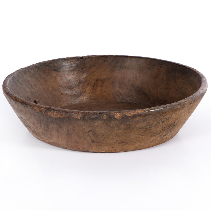 Four Hands Found Carved Bowl