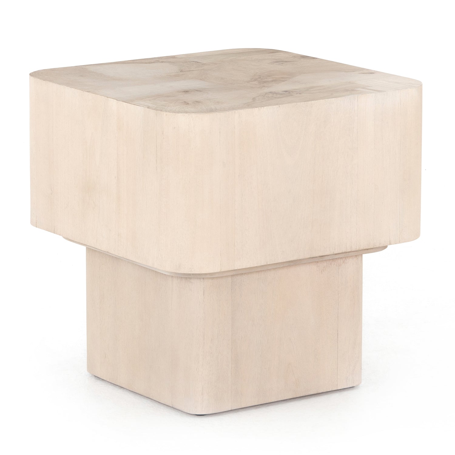 Four Hands Blanco Bleached Burl End Table Set of 2 - Final Sale