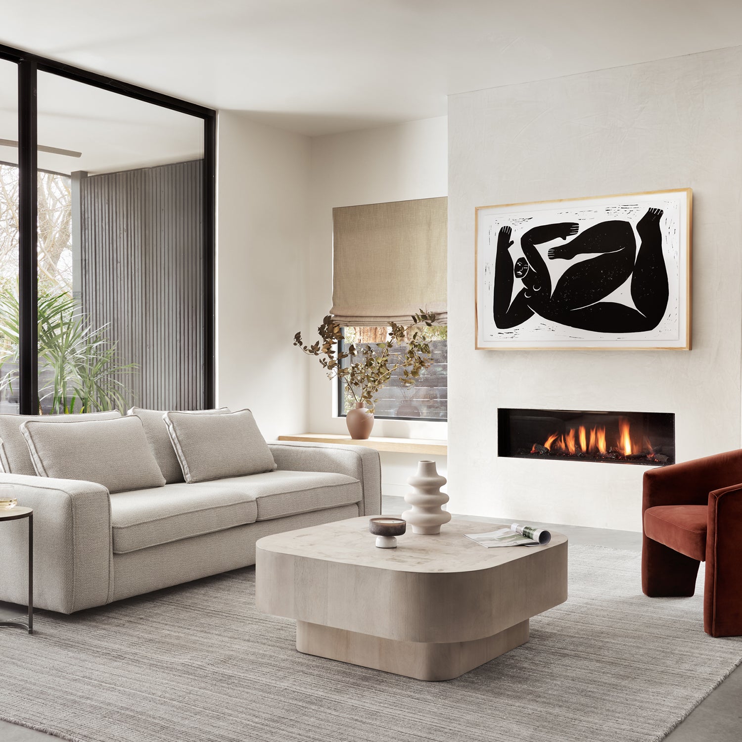 Four Hands Blanco Coffee Table