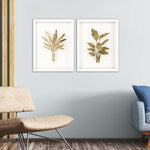 Jardine Golden Palm I Framed Art Set of 2
