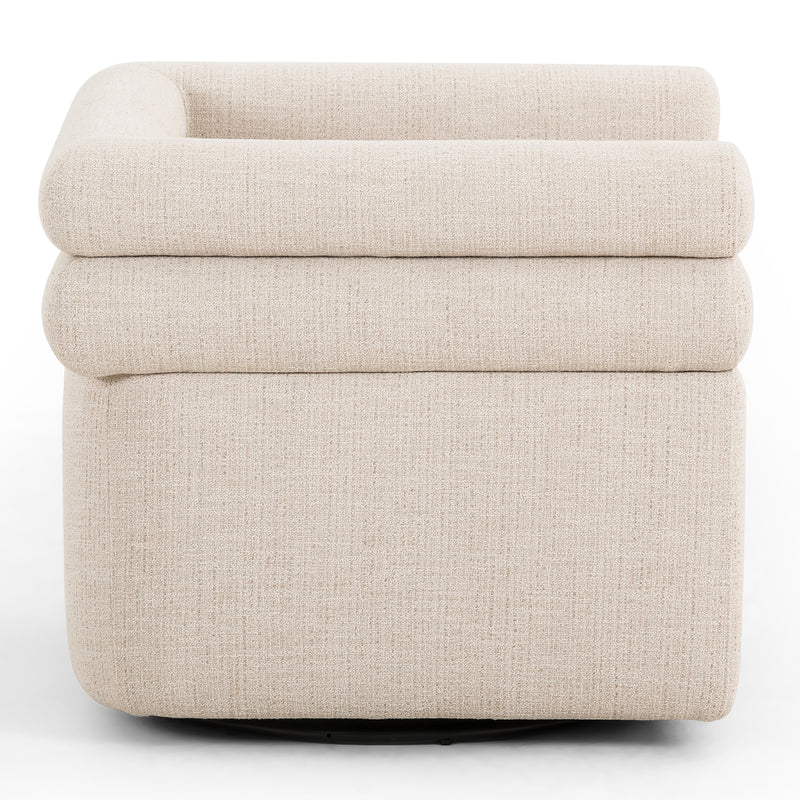 Four Hands Evie Swivel Chair Paynes Gray