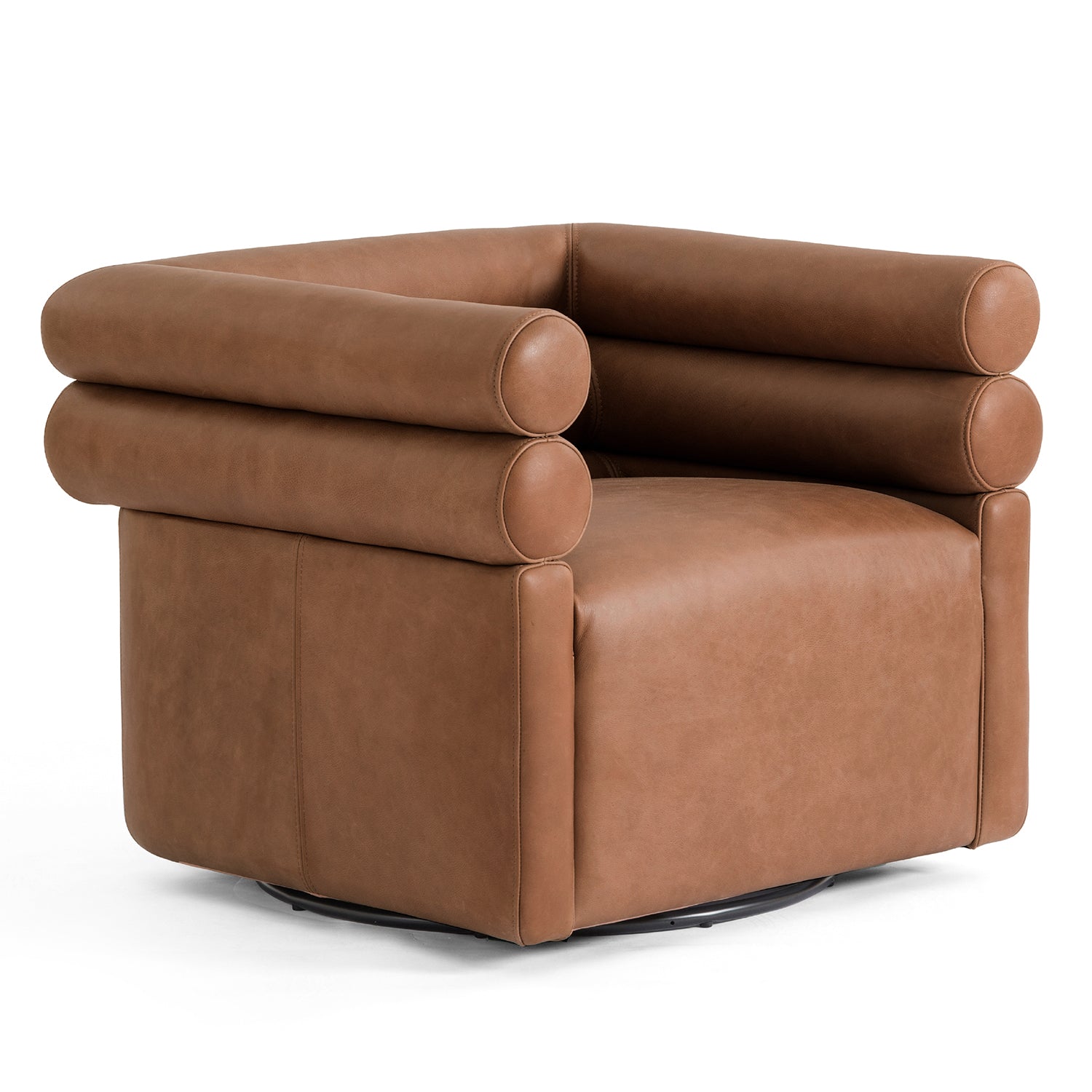 Four Hands Evie Swivel Chair Paynes Gray