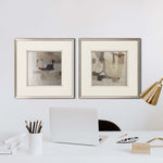 Burris Silver Shadows I Framed Art Set of 2
