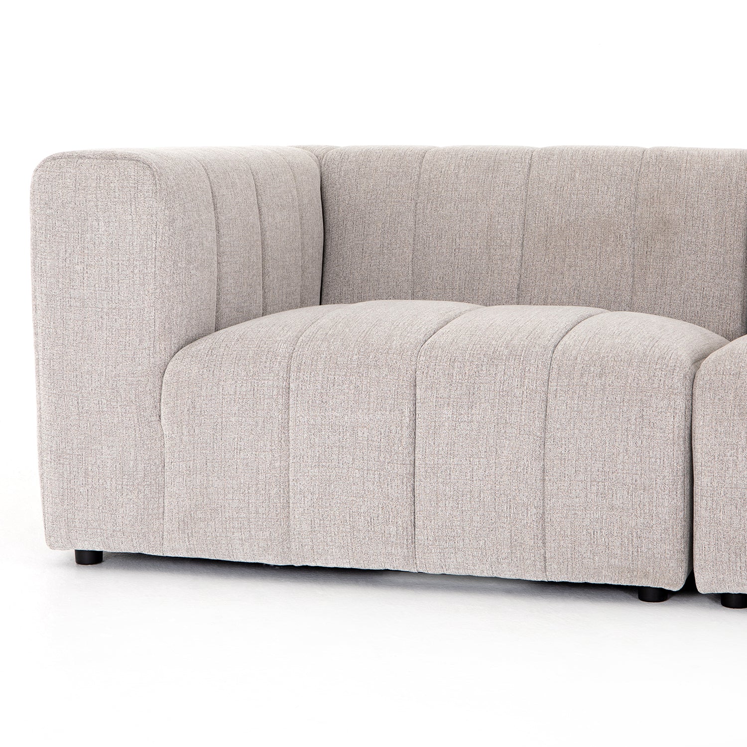 Four Hands Langham Channeled 3 Piece Sectional Sofa