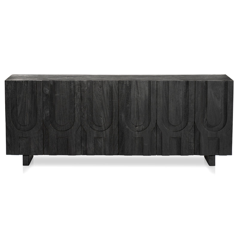 Four Hands Rivka Media Console Paynes Gray