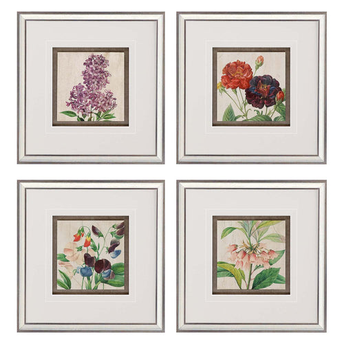 The Studio Heirloom Florals II Framed Art Set of 4