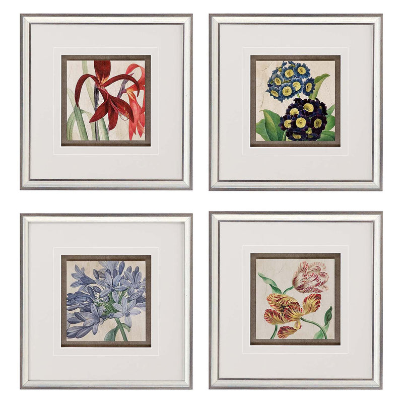 The Studio Heirloom Florals III Framed Art Set of 4