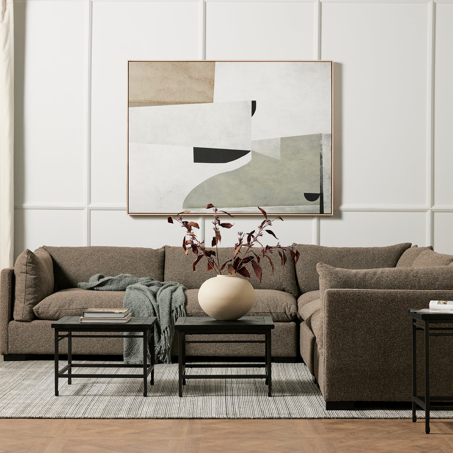 Four Hands Priory Framed Art