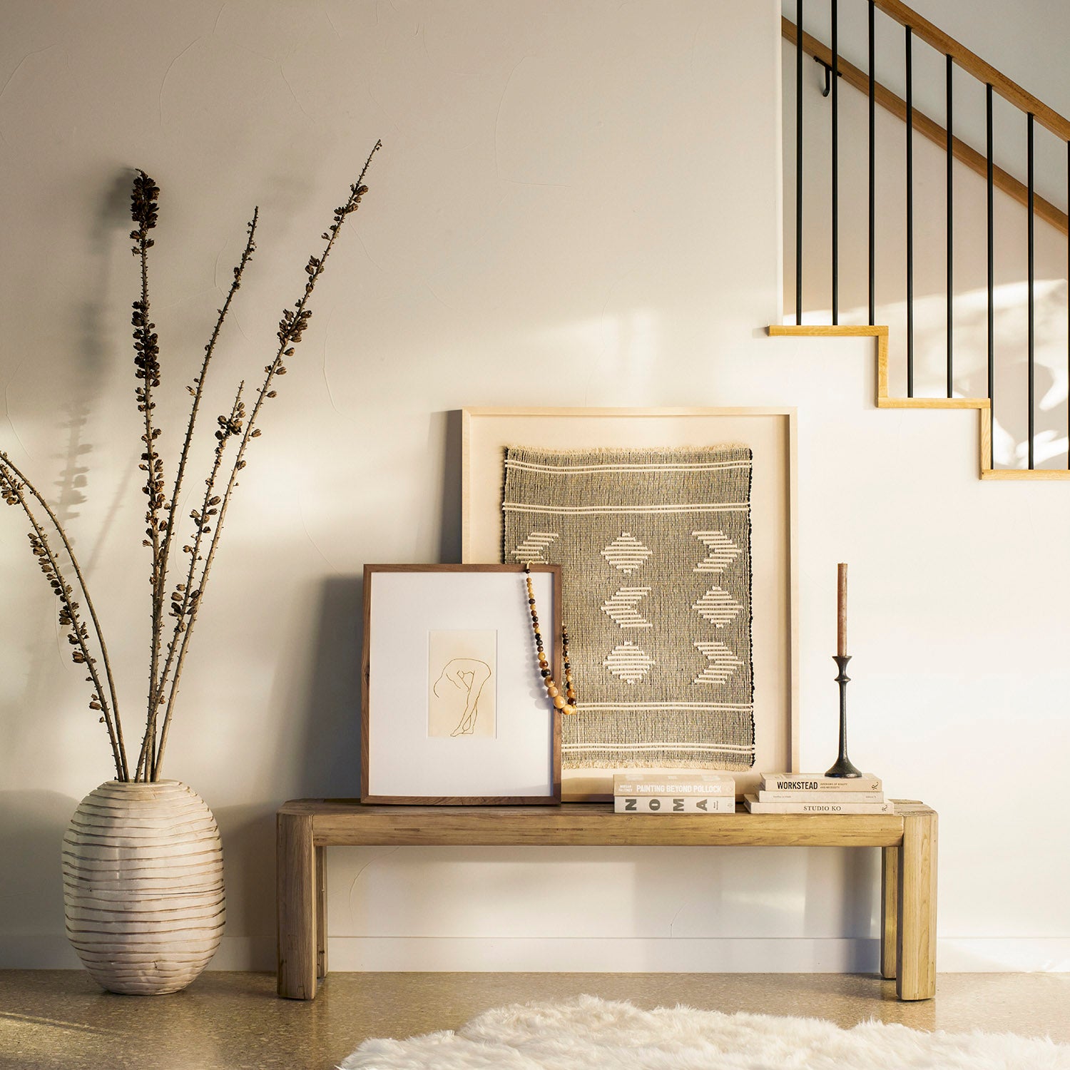 Four Hands Beto Banded Vase