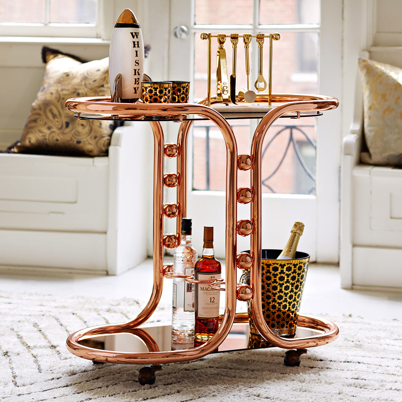 Jonathan Adler Whiskey Rocket Decanter - Thumbnail 4