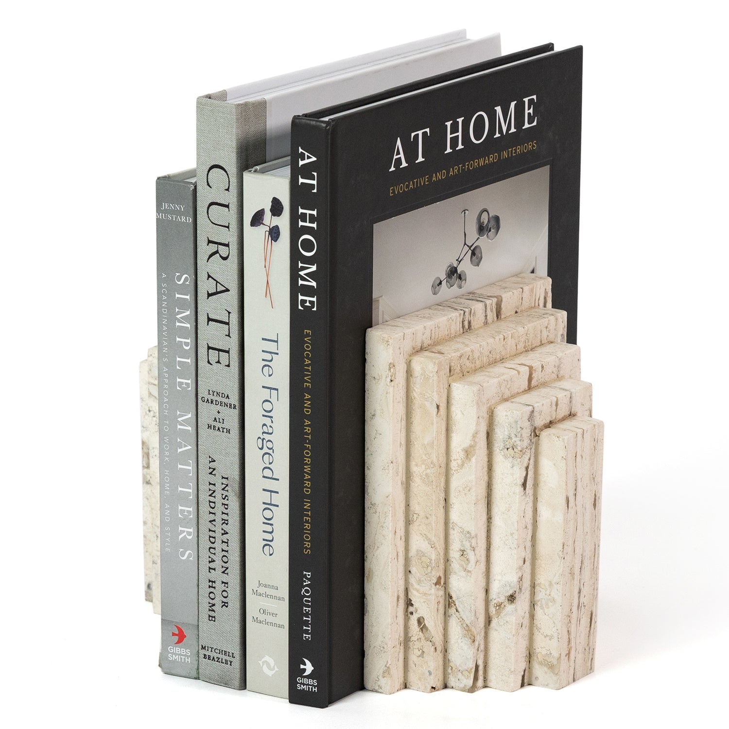 Four Hands Stepped Bookend Set